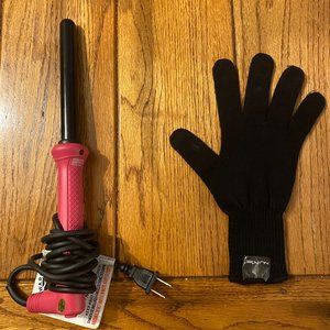 NEW rare NUME nu me CURLING WAND + GLOVE